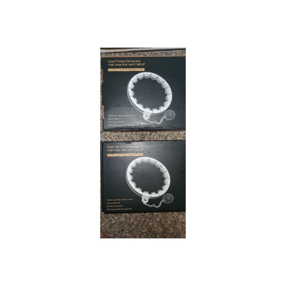 2 Weighted Hula Hoops for Adults,Smart Infinity Hula Hoops for Women Weight Loss